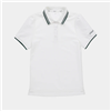 Tilley Women's Preppy Pique Polo, White/Green
