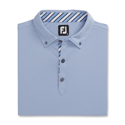 FootJoy FJ Men's Ministripe Collar, Lagoon