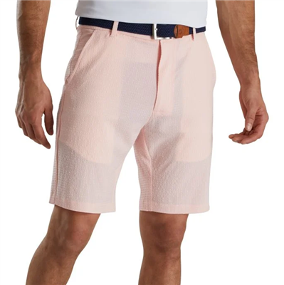 Footjoy Men's Seersucker 10" Shorts, Quartz Pink