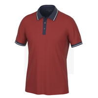 Galvin Green Menâ€™s Miller Breathable Golf Shirt, Red/Navy