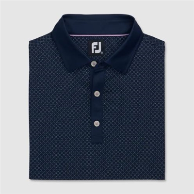 Footjoy Lisle Diamond Dot. Navy