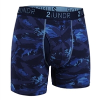 2UNDR Swing Swift Golf Boxer Brief - Blue Storm