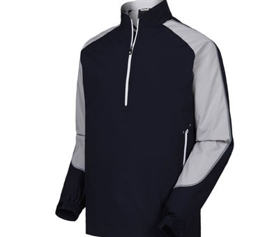 FootJoy FJ Mens Sport Golf Windshirt, Navy/Silver