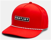 Footjoy Signature Rope Hat, Red