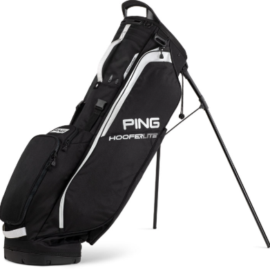 Ping Hoofer Lite Stand Bag, Black (with Club Logo)