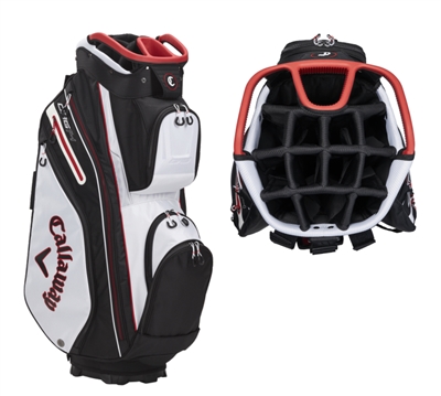 Callaway 2021 Org 14 Cart Bag, White/Black/Red