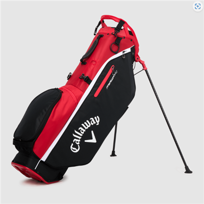 Prior Gen Callaway Fairway C Stand Bag, Black/Red