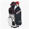Callaway Cargo Cart Bag, White/Navy/Red Flag