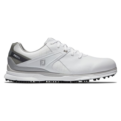 FootJoy Men's Pro/SL Golf Shoes - White/Grey