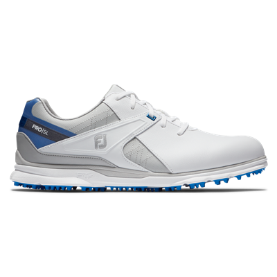 FootJoy 2021 Men's Pro/SL Golf Shoes - White/Blue/Grey