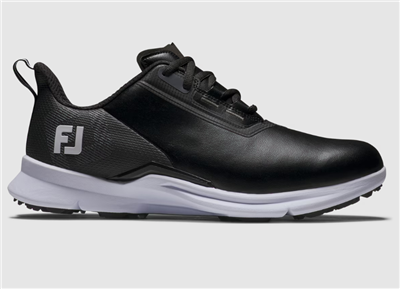 FootJoy Men's FJ Fuel Spikeless Golf Shoe, Black/White