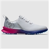 Footjoy Menâ€™s Fuel Sport Spikeless Golf Shoes, White/Pink