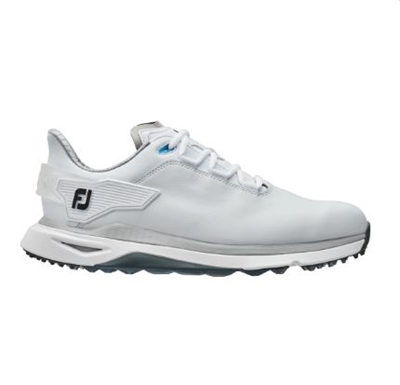 FootJoy Men's PROSLX Spikeless Golf Shoes, White/White