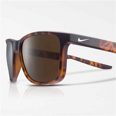 Nike EV1122-202 Endeavor Sunglasses Matte Tortoise Frame Brown Lens