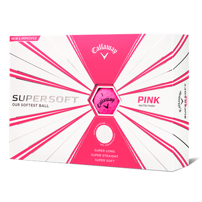 Callaway Supersoft Matte Pink Golf Ball