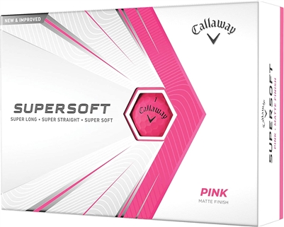 Callaway 2022 Supersoft Pink Golf Balls