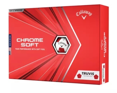 Callaway Chrome Soft Truvis Red Golf Balls