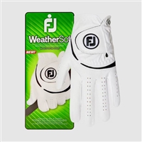 FootJoy Men's Weathersof Golf Glove, White