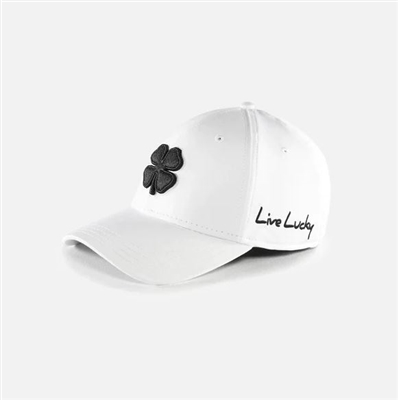 Black Clover Premium Clover 1 Adjustable Hat, White