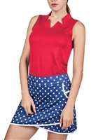 Sofibella Sleeveless Shirt, Red