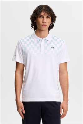 J.Lindeberg Men's Finn Polo, White