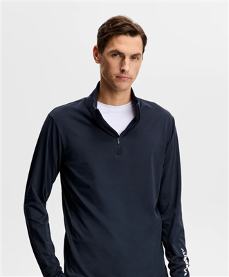 J.Lindeberg Men's Tour Tech Mid Layer, Navy