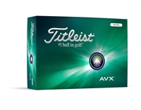 Titleist 2024 AVX Custom Logo Golf Balls - White