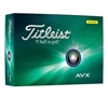 Titleist AVX Yellow Golf Balls - 2024