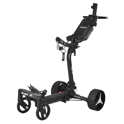 Axglo E5 Electric Push Cart - Standard Battery - Black