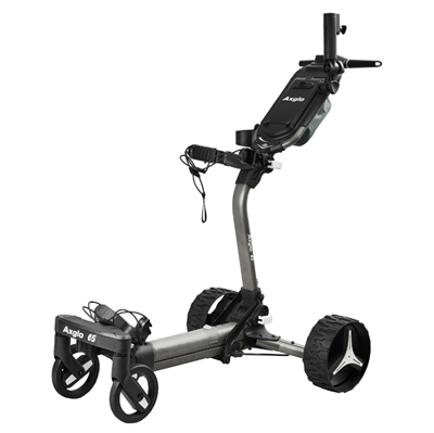 Axglo E5 Electric Push Cart - Standard Battery - Grey