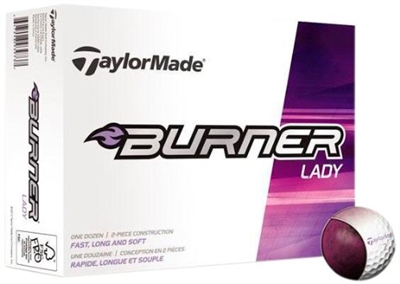 TaylorMade Burner Lady Custom Logo Golf Balls
