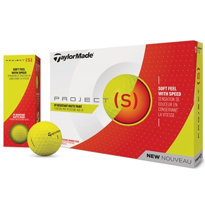 TaylorMade Project (s) Golf Ball - Yellow