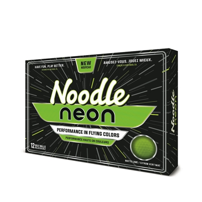 Noodle Neon Matte Golf Balls