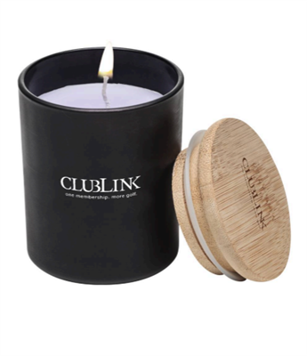 Glass Candle w/ Custom Logo