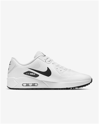 Nike Women's Air Max 90 G Spikeless Golf Shoe - White/Black