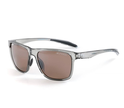 Sundog Frankie TrueBlue Lens, Crystal Grey/Brown Silver