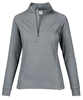 Custom Logo Women's Levelwear Essence Midlayer, Heather Charcoal