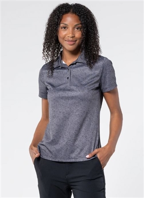 Custom Logo Women's Levelwear Graph Polo, Black