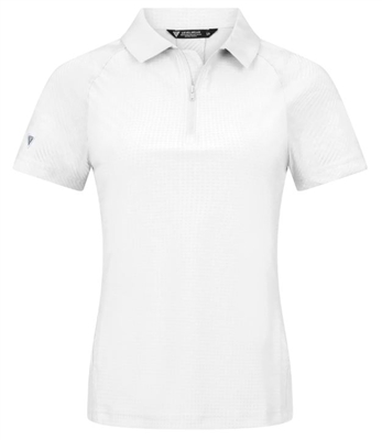 Custom Logo Women's Levelwear Tandem Polo, White