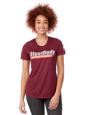 Custom Logo Women's Short Sleeve Tech Tee