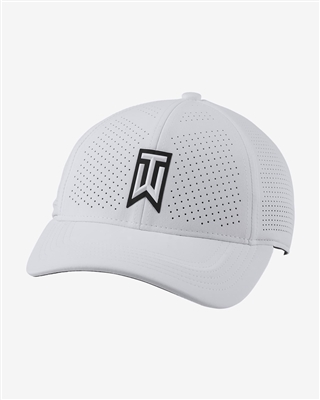 Tiger Woods Nike AeroBill Heritage86 Hat, White