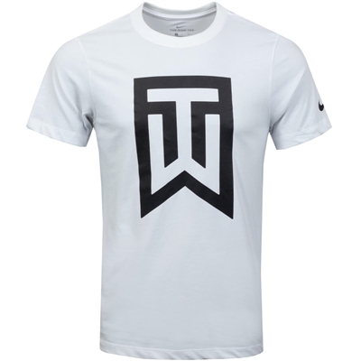 Nike Tiger Woods TW SS Logo T-Shirt, White