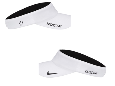 NOCTA Golf Visor, White/Black - Limited Edition (Final Sale)