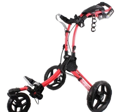 Clicgear Rovic RV1S 2.0 Golf Push Cart, Red