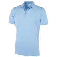 Galvin Green Menâ€™s Milan Tour Golf CL Logo Polo, Powder Blue