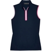 Womenâ€™s G/FORE Mock Neck Sleeveless, Twilight