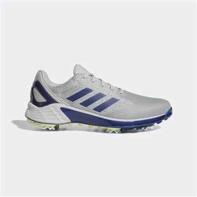 adidas Men's ZG21 Golf Shoes - Grey Two / Victory Blue / Pulse Yellow