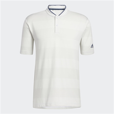 adidas Primeknit Polo Shirt, White/Grey One