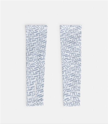 J Lindeberg Esther Sun Sleeves, White Outline, XS/S Size Only