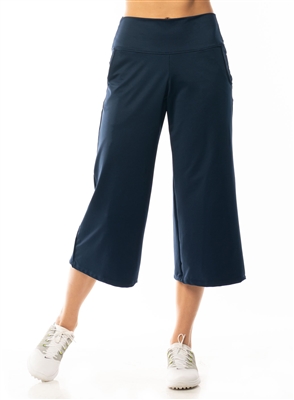 Lucky in Love Amour High Waist Culottes Pant, Navy